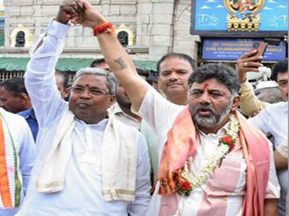 Race over Siddaramaiah to take oath as Karnataka CM on May 20 Shivakumar to be his deputy | रेस खत्म, सिद्धारमैया होंगे कर्नाटक के मुख्यमंत्री, शिवकुमार बनेंगे डिप्टी सीएम, 20 मई को शपथ, बारी-बारी ढाई साल वाले फॉर्मूले पर हुई चर्चा