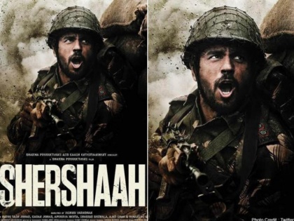 Shershaah Sidharth Malhotra Releases Captain Vikram Batra Biopic Poster on His Birthday | SHERSHAAH First Look: जन्मदिन पर सिद्धार्थ मल्होत्रा का तोहफा, जारी किया 'शेरशाह' का पोस्टर