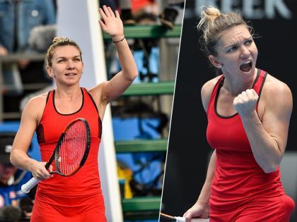 ऑस्ट्रेलियन ओपन : नंबर वन टेनिस प्लेयर सिमोना हालेप क्वार्टर फाइनल में पहुंची, देखें तस्वीरें