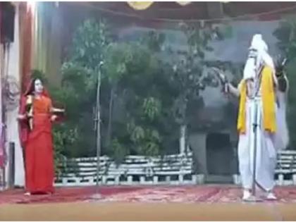 Uttarakhand: rudrapur bJP MLa turned Ravana in ramayana says Sita 'Meri Jaan', controversy arose | रामलीला में रावण बने बीजेपी विधायक ने कहा- सीता 'मेरी जान', खड़ा हुआ विवाद