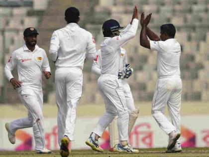 Sri Lanka beat Bangladesh by 215 Runs in Dhaka Test, Rangana Herath breaks Wasim Akram record | हेराथ ने तोड़ा वसीम अकरम का रिकॉर्ड, श्रीलंका ने ढाका टेस्ट में बांग्लादेश को 215 रन से रौंदा