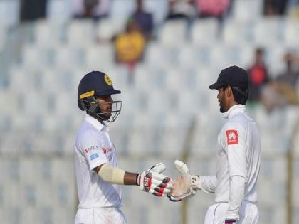chittagong test sri lanka vs bangladesh day 2 dhananjay d silva century | चटगांव टेस्ट: बांग्लादेश की शानदार बल्लेबाजी के बाद श्रीलंका की मजबूत शुरुआत, सिल्वा का शतक
