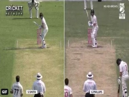 Australia vs New Zealand: Glenn Phillips seen cloning Steve Smith batting stance on his debut during 3rd day of Sydney Test | AUS vs NZ: स्टीव स्मिथ का क्लोन बना ये किवी बल्लेबाज, डेब्यू मैच में स्मिथ के अंदाज में बैटिंग से दुनिया को चौंकाया, देखें Video