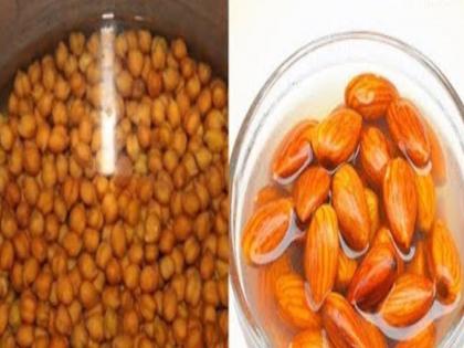 Health benefits of soaked almond and gram in Hindi: 10 amazing health benefits of eating soaked almond and gram empty stomach | Diet tips: खाली पेट खाएं भीगे बादाम और चने, ताकतवर बनेगा शरीर, 10 बीमारियों से हो सकता है बचाव Health benefits of soaked almond and gram in Hindi: 10 amazing health benefits of eating soaked almond and gram empty stomach | Diet tips: खाली पेट खाएं भीगे बादाम और चने, ताकतवर बनेगा शरीर, 10 बीमारियों से हो सकता है बचाव