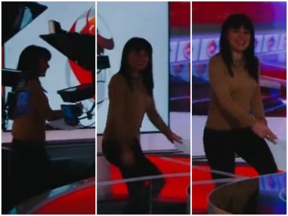 Something happened live show that BBC journalist Victoria Valentine seen running behind the camera video clip went viral | VIDEO: लाइव शो में हुआ ऐसा कुछ कि बीबीसी पत्रकार दिखी कैमरे के पीछे भागते, क्लिप हुआ वायरल