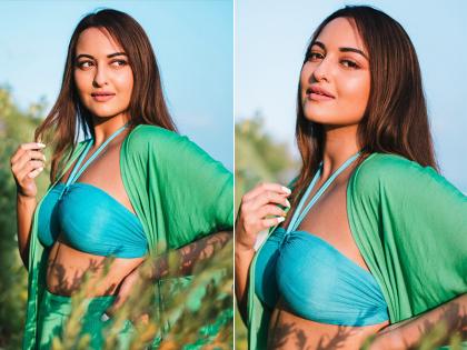 मालदीव के बीच पर सोनाक्षी सिन्हा ने दिए एक से बढ़कर एक पोज, देखें Photos