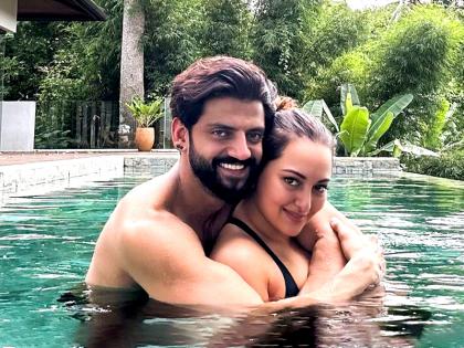 Sonakshi Sinha Zaheer Iqbal One Month Anniversary Photos Goes viral | सोनाक्षी सिन्हा ने शेयर की वन मंथ एनिवर्सरी की तस्वीरें, पूल में साथ दिखे सोनाक्षी और जहीर Sonakshi Sinha Zaheer Iqbal One Month Anniversary Photos Goes viral | सोनाक्षी सिन्हा ने शेयर की वन मंथ एनिवर्सरी की तस्वीरें, पूल में साथ दिखे सोनाक्षी और जहीर