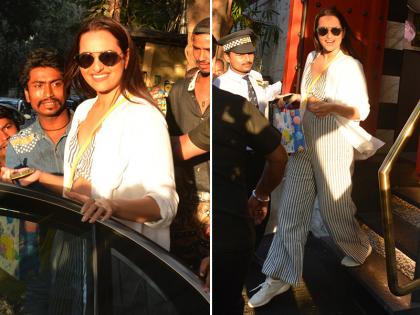 सोनाक्षी सिन्हा का ग्लैमरस और स्टाइलिश अंदाज बांद्रा में आया नजर, तस्वीरें जीत लेंगी दिल