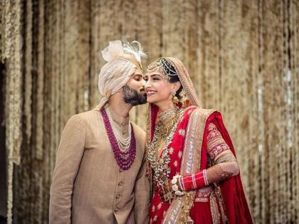 Anand Ahuja first social media post for wife Sonam Kapoor | शादी के बाद आनंद आहूजा ने सोनम के लिए किया पहला सोशल मीडिया पोस्ट, मैसेज में उमड़ा प्यार