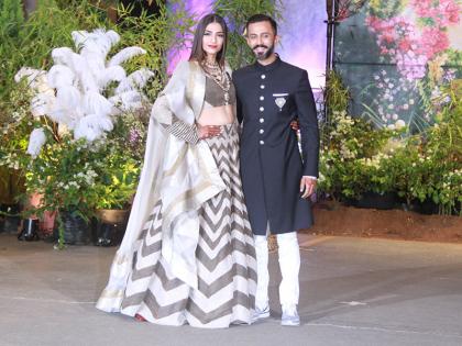 सोनम कपूर और आनंद आहूजा के वेडिंग रिसेप्शन की शानदार तस्वीरें