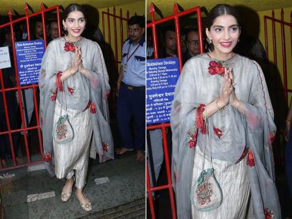 सोनम कपूर फिल्म रिलीज से पहले जुहू के मुक्तेश्वर मंदिर में लेने पहुंची आशीर्वाद, देखें Photos