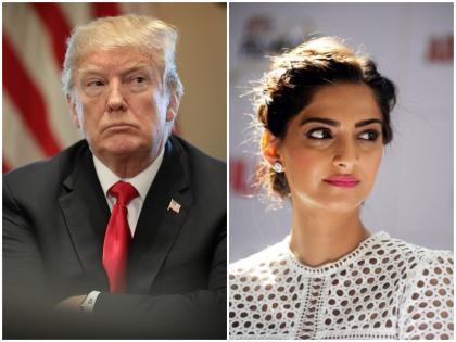 Bollywood actress Sonam Kapoor calls US President Donald Trump an imbecile, here is the reason | अमेरिकी राष्ट्रपति डोनाल्ड ट्रंप पर भड़कीं सोनम कपूर, इस वजह से कह दिया- मूर्ख हैं वो