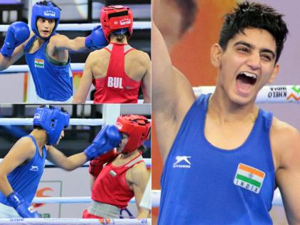 वर्ल्ड बॉक्सिंग चैंपियनशिप: सोनिया चहल ने सेमीफाइल में लगाया जोरदार पंच, देखें मुकाबले की तस्वीरें