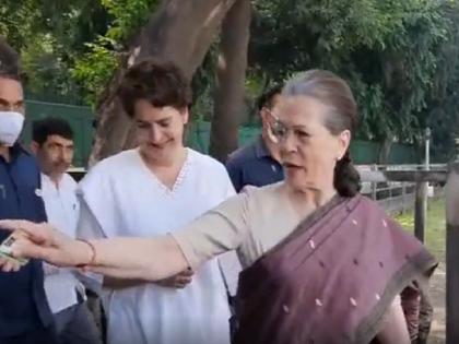 I have been waiting for a long time for this thing," says Sonia Gandhi on congress presidential election | कांग्रेस अध्यक्ष पद के चुनाव पर बोलीं सोनिया गांधी- 'इस दिन का लंबे समय से था इंतजार', देखें वीडियो I have been waiting for a long time for this thing," says Sonia Gandhi on congress presidential election | कांग्रेस अध्यक्ष पद के चुनाव पर बोलीं सोनिया गांधी- 'इस दिन का लंबे समय से था इंतजार', देखें वीडियो