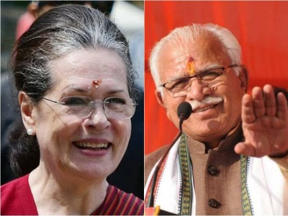 ML Khattar's comment on Congress Interim President Sonia Gandhi: Haryana CM isn't Khattar but a 'khacchar' | हरियाणा चुनावः सोनिया गांधी की तुलना 'मरी हुई चुहिया' से करने पर कांग्रेस का पलटवार, सीएम खट्टर को कहा 'खच्चर'
