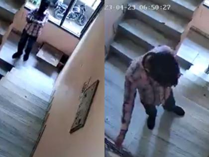 Delhi First knocked on the door of the house then attacked with bullets the horrifying incident of theft caught on camera | दिल्ली: पहले खटखटाया घर का दरवाजा फिर ताबड़तोड़ गोलियों से हमला, कैमरे में कैद हुई खौफनाक घटना