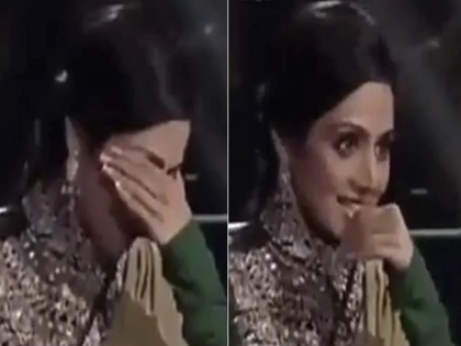 When sridevi shocking reaction on amitabh bachchan kbc question video goes viral | जब अमिताभ बच्चन का सवाल सुन सिर पकड़कर बैठ गई थीं श्रीदेवी, वायरल हो रहा KBC का पुराना वीडियो