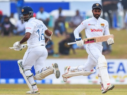Sri Lanka vs Pakistan need 419 runs SL 378-360-8 PAK 231-89-1 Dimuth Karunaratne 6000 runs 6 srilanka players | Sri Lanka vs Pakistan: पाकिस्तान को अंतिम दिन बनाने होंगे 419 रन, करुणारत्ने 6000 रन बनाने वाले छठे श्रीलंकाई बल्लेबाज