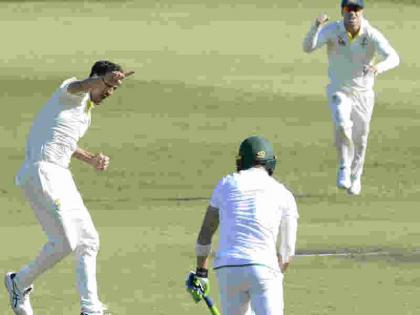 Durban Test: South Africa were all out on 162 vs Australia on 2nd day, Mitchell Starc shines | डरबन टेस्ट: मिशेल स्टार्क की घातक गेंदबाजी, ऑस्ट्रेलिया ने दक्षिण अफ्रीका को 162 पर किया ढेर