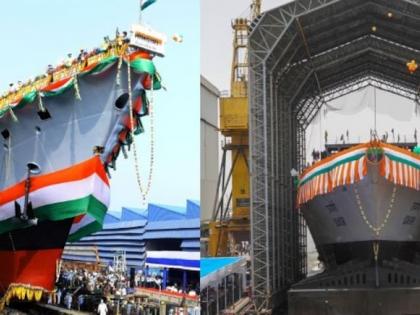 Stealth frigates INS Udaygiri and Himgiri inducted Indian Navy equipped 8 Brahmos missiles torpedo launcher war systems panic Pakistan China know features video | नौसेना में शामिल स्टील्थ फ्रिगेट आईएनएस उदयगिरि और हिमगिरि, 8 ब्रह्मोस मिसाइल, टॉरपीडो लॉन्चर, युद्ध प्रबंधन प्रणालियां से लैस, पाकिस्तान और चीन में हड़कंप, जानें विशेषता