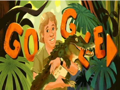 Steve Irwin 57th Birthday Google Doodle: Google Doodle marks 'Crocodile Hunter' Steve Irwin's birthday | Steve Irwin 57th Birthday: स्टीव इरविन की यादों में डूबा गूगल, खास अंदाज में डूडल बनाकर 'क्रोकोडाइल हंटर' को दिया सम्मान
