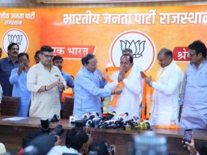 Rajasthan Congress got a shock before the assembly elections former Union Minister Subhash Maharia joined BJP | राजस्थान: विधानसभा चुनाव पहले कांग्रेस को लगा झटका, पूर्व केंद्रीय मंत्री सुभाष महरिया ने थामा बीजेपी का दामन