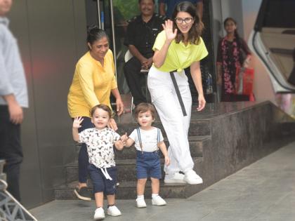 सनी लियोनी अपने बच्चों Noah और Asher के साथ हुईं स्पॉट, देखें Photos