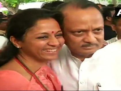 Maharashtra: Ajit Pawar hugged Supriya Sule in assembly & says I am in NCP and will stay with party | विधानसभा में सुप्रिया सुले से गले मिलकर बोले अजित पवार- मैं NCP में हूं और यहीं रहूंगा