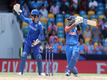 IND vs AFG, T20 World Cup 2024: Suryakumar Yadav hits fourth fastest half-century of the tournament against Afghanistan | IND vs AFG, T20 World Cup 2024: अफगानिस्तान के खिलाफ सूर्यकुमार ने टूर्नामेंट का चौथा सबसे तेज अर्धशतक लगाया