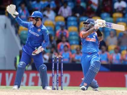 IND vs AFG, T20 World Cup 2024 live Most POTM awards in T20Is 15 Suryakumar Yadav 64 mat 15 Virat Kohli 120 Sikandar Raza 86 Jasprit Bumrah 24 balls 20 dot | IND vs AFG, T20 World Cup 2024: 64 मैच में 15 बार प्लेयर ऑफ द मैच, दुनिया के पहले खिलाड़ी सूर्यकुमार, कोहली, राजा और नबी पीछे छूटे, बुमराह ने 24 गेंद में 20 डॉट फेंकी