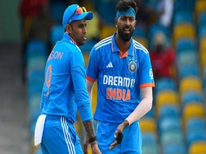 Suryakumar Yadav Seen Wearing Sanju Samson's Jersey In First ODI Against WI | WI vs IND: वेस्टइंडीज के खिलाफ पहले वनडे में सूर्यकुमार यादव ने पहनी संजू सैमसन की जर्सी, जानिए कारण