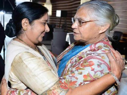 Sushma Swaraj We opponents in politics but friends in personal life on Sheila Dikshit death | शीला दीक्षित के निधन पर सुषमा स्वराज ने कहा- 'हम राजनीति में प्रतिद्वंदी थे लेकिन असल जिंदगी में दोस्त थे'