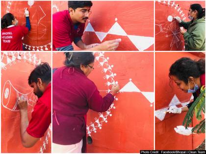 Lokmat Valentine's Day Special: I-Clean Bhopal, Group of People in Bhopal who Cleans the City | Lokmat Valentine's Day Special: जब अपने शहर से हुआ इश्क तो पान की पीक से रंगी दीवारों का किया यूं श्रृंगार-बना दी 'जन्नत' नगरी