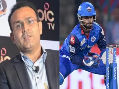 Rishabh Pant reminds me of my early days said by Virender Sehwag | वीरेंद्र सहवाग हुए ऋषभ पंत के इस स्टाइल के मुरीद, बताया कैसे बन सकते हैं क्रिकेट के अगले सुपरस्टार