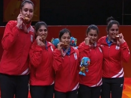 commonwealth games india table tennis women team wins first gold medal by defeating singapore | CWG 2018: भारत की महिला टेबल टेनिस टीम ने रचा इतिहास, पहली बार जीता गोल्ड मेडल