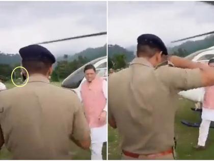 Talking on phone time welcoming CM Dhami of Uttarakhand officer got heavy ASP Kotdwar transferred | Video: उत्तराखंड के सीएम धामी के स्वागत के समय फोन पर बात करना अधिकारी को पड़ा भारी, एएसपी कोटद्वार का हुआ तबादला