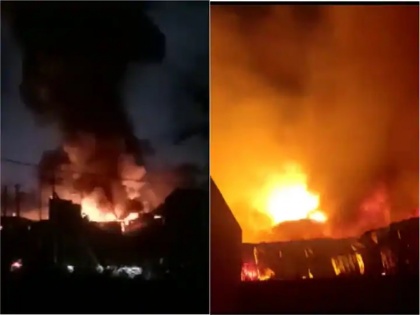 Tamil Nadu Massive fire broke out in Chennai's oil company godown 14 fire tenders rushed spot | TN: चेन्नई की तेल कंपनी में लगी भीषण आग, आग बुझाने की कोशिश में लगी 14 गाड़ियां