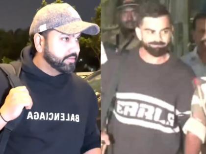 Watch Video Virat Kohli, Rohit Sharma and Other Team India Stars Arrive in Nagpur For IND vs ENG 1st ODI see video | टी20 सीरीज पर 4-1 से कब्जा?, नागपुर पहुंचे रोहित शर्मा, विराट कोहली, श्रेयस अय्यर, यशस्वी जायसवाल, शुभमन गिल, देखें वीडियो