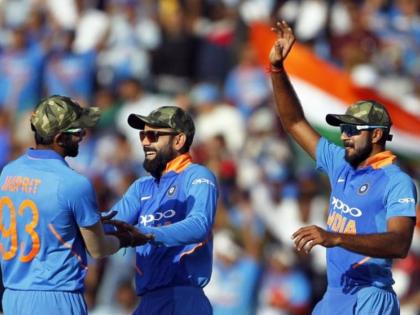 India vs Australia: what a coincidence, Team India played exactly 48-2 overs in first three ODIs | IND vs AUS: तीनों ही मैचों में दिखा ये अद्भुत 'संयोग', टीम इंडिया ने हर मैच में खेले '48.2 ओवर'