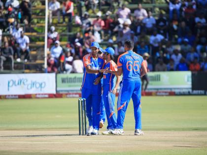 IND vs ZIM VIDEO Team India leads 2-1 in 5-match series India beats Zimbabwe 23 runs see video watch shubman gill 49 balls 66 runs 7 fours 3 six | VIDEO: 5 मैचों की सीरीज में टीम इंडिया 2-1 से आगे, तीसरे मैच में भारत ने जिंबाब्वे को 23 रन से पटका
