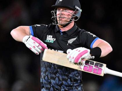 New Zealand vs West Indies T20I New Zealand won 3 runs NZ 207-5 WI 204-8 New Zealand survive level series 1-1 | New Zealand vs West Indies T20I: कमाल का पलटवार, 3 रन से हराया, दूसरे मैच में न्यूजीलैंड ने इंडीज को दी मात, सीरीज 1-1 से बराबर