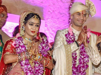 tej pratap yadav wedding-Lalu Prasad Yadav-Tejashwi Yadav-Bihar | तेजप्रताप यादव और ऐश्वर्या राय शादी के बंधन में बंधे, खाने को लेकर हुआ हंगामा, चली लाठियां