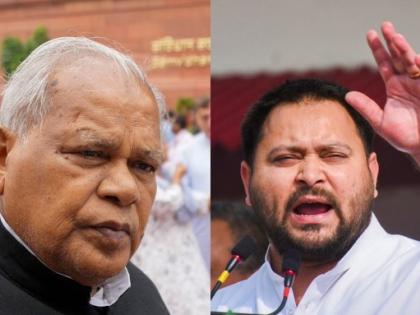 watch Bihar Politics News scared see horrific figures incidents Tejashwi Yadav presented figure 105 incidents Minister Jitan Ram Manjhi's counterattack find figures 2005 | Bihar News: डरावनी आंकड़े देखकर डरेंगे आप!, तेजस्वी ने 105 घटनाओं को किया पेश, मंत्री मांझी का पलटवार, 2005 से पहले का आंकड़ा निकालो... watch Bihar Politics News scared see horrific figures incidents Tejashwi Yadav presented figure 105 incidents Minister Jitan Ram Manjhi's counterattack find figures 2005 | Bihar News: डरावनी आंकड़े देखकर डरेंगे आप!, तेजस्वी ने 105 घटनाओं को किया पेश, मंत्री मांझी का पलटवार, 2005 से पहले का आंकड़ा निकालो...
