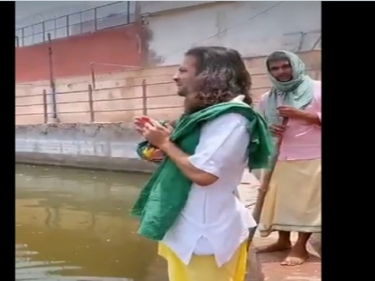 Video: Tej Pratap Yadav arrives in Mathura once again before Shri Krishna's shelter before Bihar election | Video: बिहार चुनाव से पहले एक बार फिर श्रीकृष्ण की शरण में मथुरा पहुंचे तेज प्रताप यादव, वीडियो हुआ वायरल
