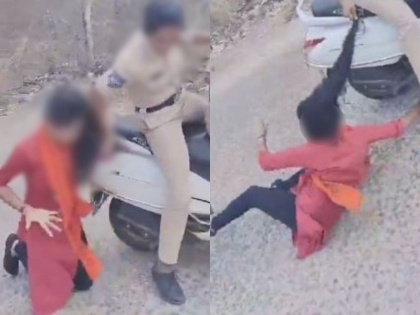 Video of police dragging a student by her hair in Telangana goes viral | Viral Video: छात्रा के बाल पकड़े, जमीन पर घसीटा, पुलिस हुई बर्बर, जानिए पूरा मामला