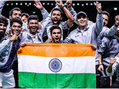 Thomas Cup Final 2022 India beat Indonesia win Thomas Cup first time created history | Thomas Cup Final 2022: भारत ने रचा इतिहास, पहली बार थॉमस कप पर किया कब्जा, 14 बार के चैंपियन इंडोनेशिया को हराया