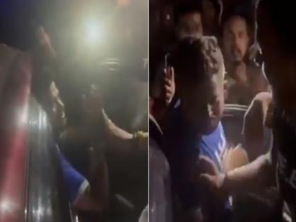 In Kanpur, the car collided with the divider during sex in a moving car, when people came to rescue, a girl and 2 young men were found naked in the car | VIDEO: कानपुर में चलती कार में थ्रीसम सेक्स के दौरान कार डिवाइडर से टकराई, लोग बचाव के लिए आए तो कार में एक लड़की, 2 युवक नग्न अवस्था में मिले, 4 बच्चे भी मौजूद