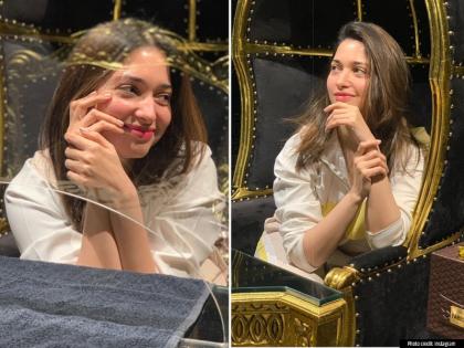 तमन्‍ना भाटिया ने शेयर की क्यूट तस्वीरें, देखें खूबसूरत अंदाज