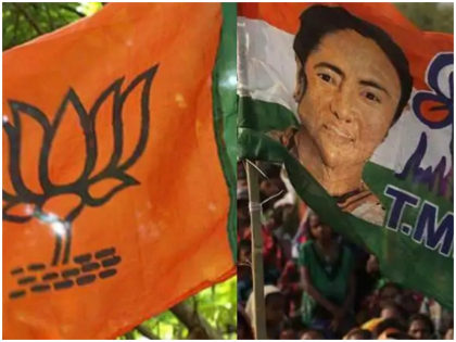 Khardaha by-election BJP candidate Joy Saha pays tribute late TMC leader Kajal Sinha's house blessings wife Nandita contests Shobhandeb Chattopadhyay | खरदहा उपचुनाव: भाजपा प्रत्याशी जॉय साहा ने टीएमसी के दिवंगत नेता काजल सिन्हा के घर जाकर श्रद्धांजलि दी, पत्नी नंदिता से आशीर्वाद लिया, शोभनदेब चट्टोपाध्याय से टक्कर