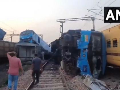 Punjab 2 goods trains collided two loco pilots seriously injured | पंजाब: 2 मालगाड़ियों में हुई भीषण टक्कर, दो लोकोपायलट गंभीर रूप से घायल
